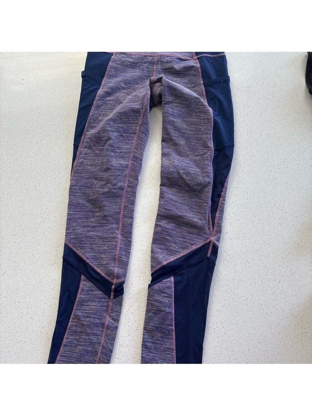 Ivivva “Free to Train” Striped Leggings - size 14 new condition